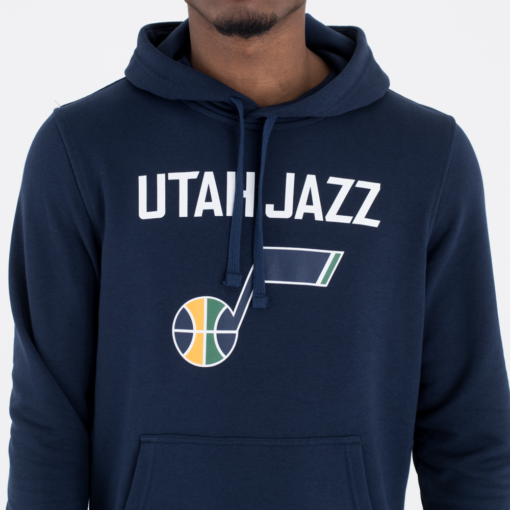Utah Jazz Team Logo Navy Hoodie