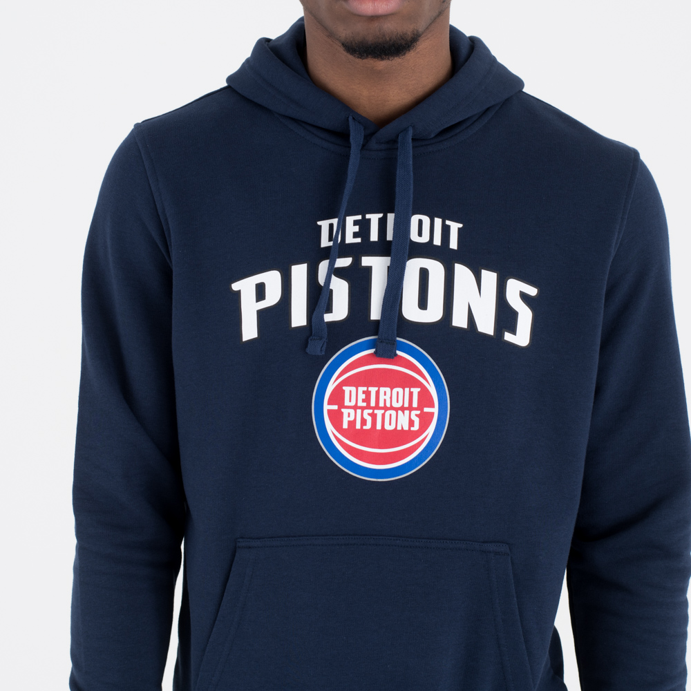 Detroit Pistons Team Logo Navy Hoodie