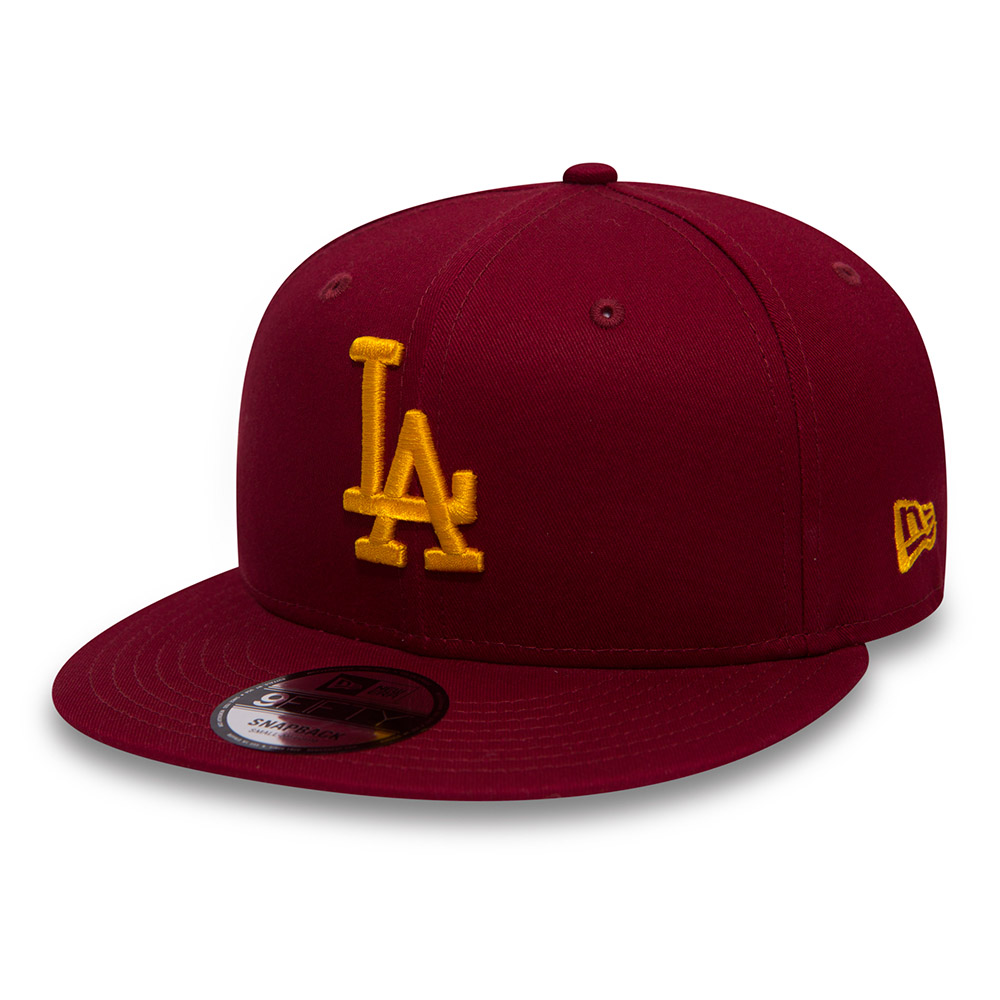 Los Angeles Dodgers Essential 9FIFTY Snapback, cardinal y dorado