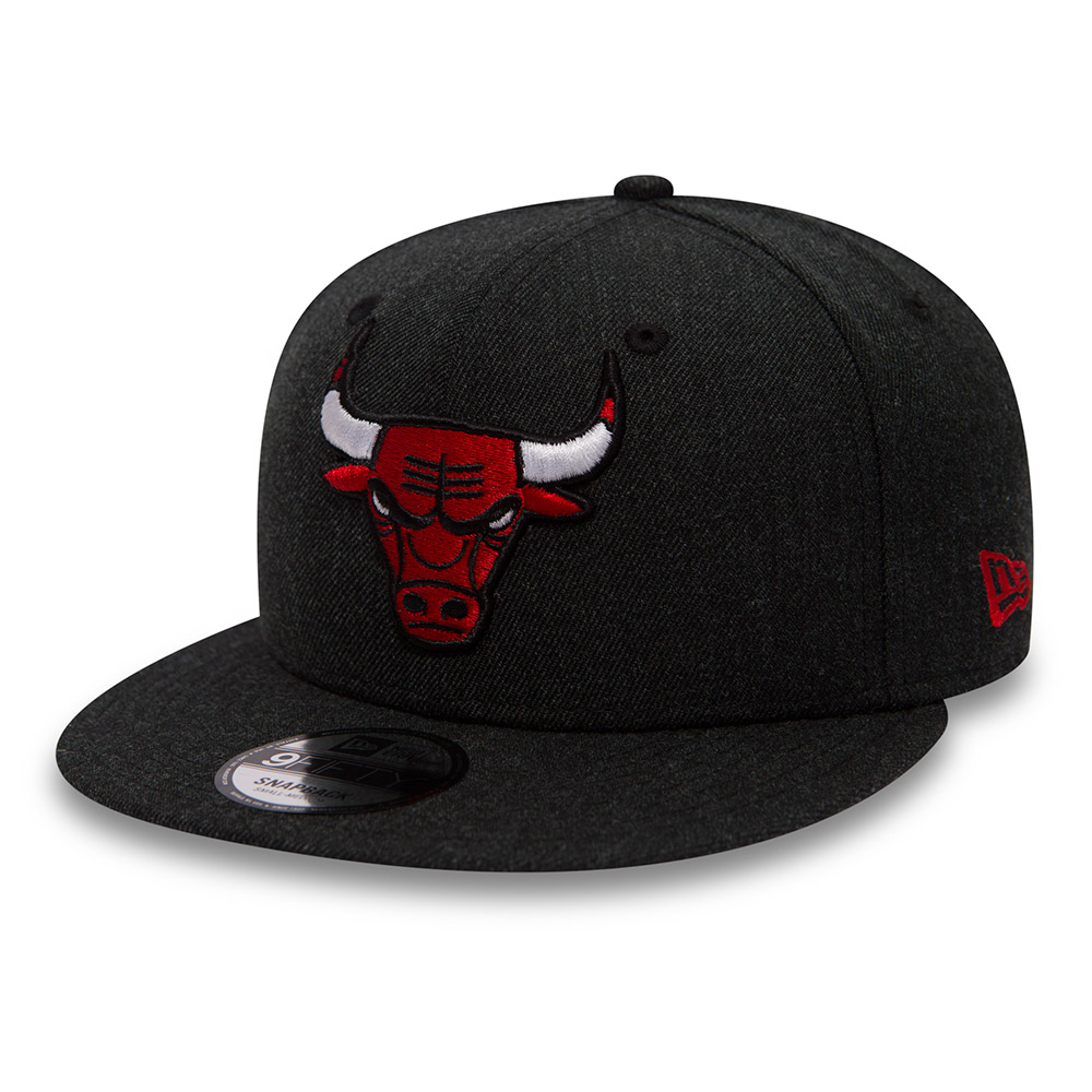 9FIFTY Snapback ‒ Chicago Bulls ‒ Schwarz meliert