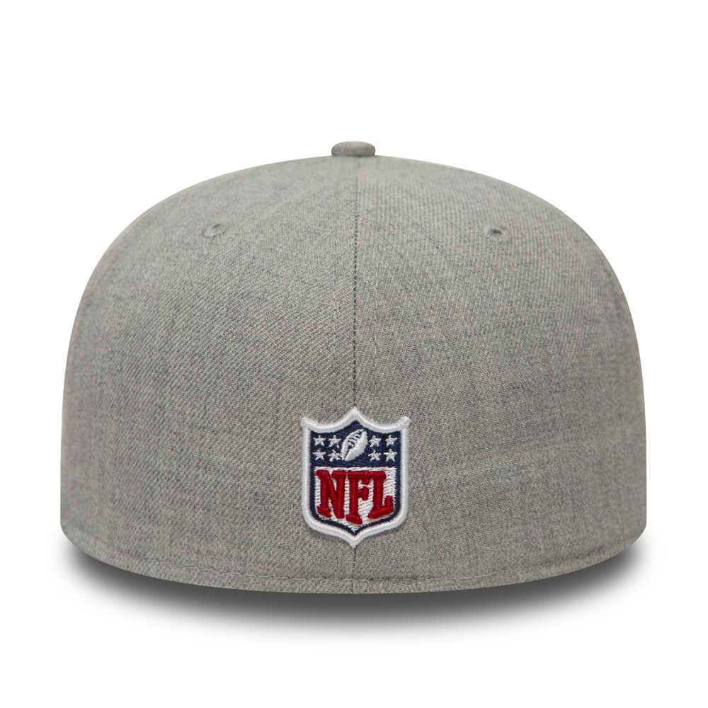 New England Patriots Heather 59FIFTY, gris