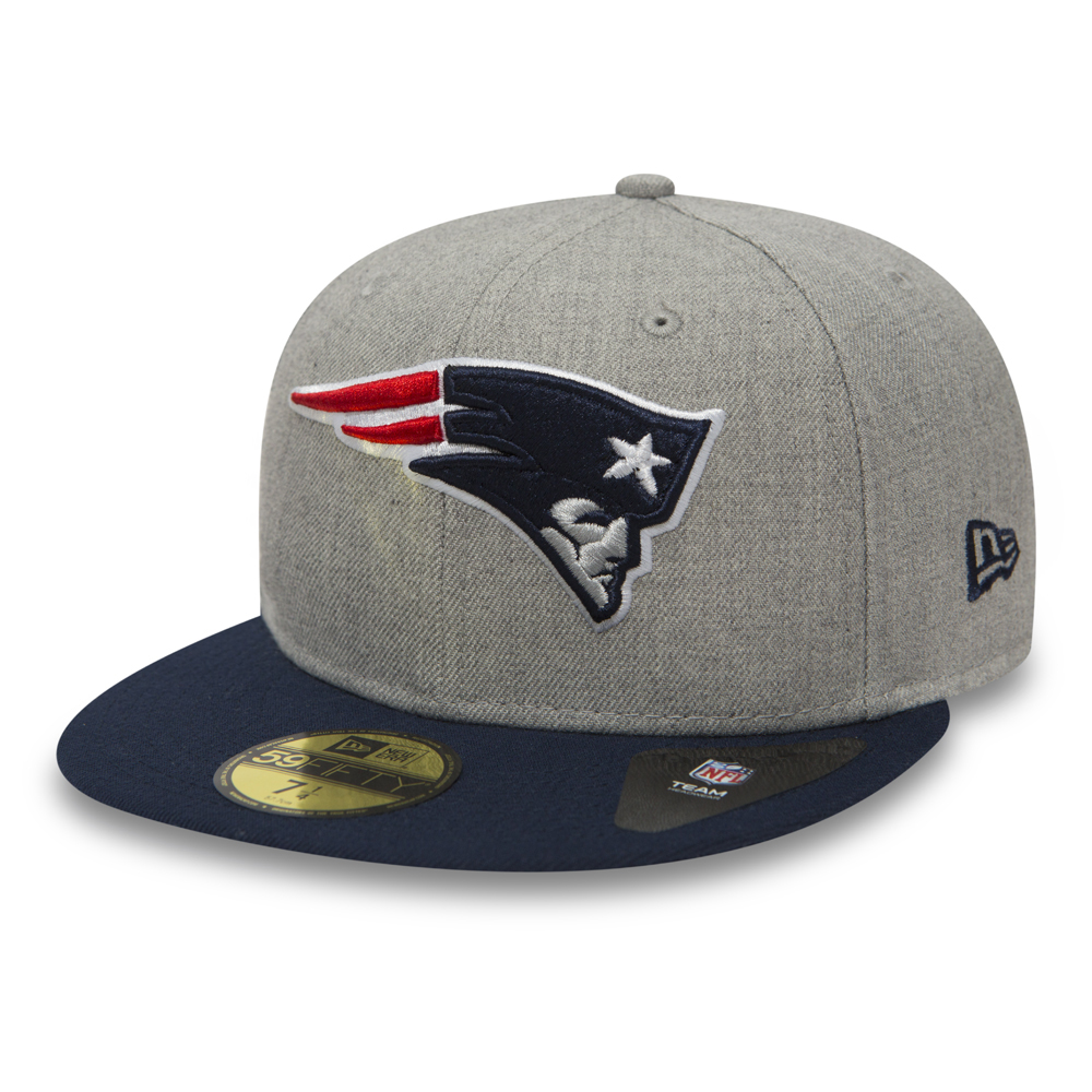 New England Patriots 59FIFTY gris chiné