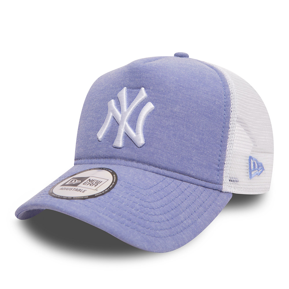New York Yankees Oxford Trucker mi-droite bleu ciel