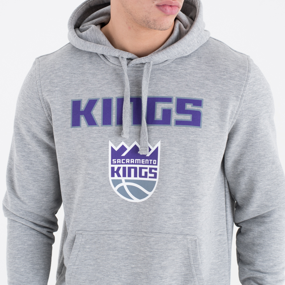 Sacramento Kings NBA Team Logo Grey Hoodie