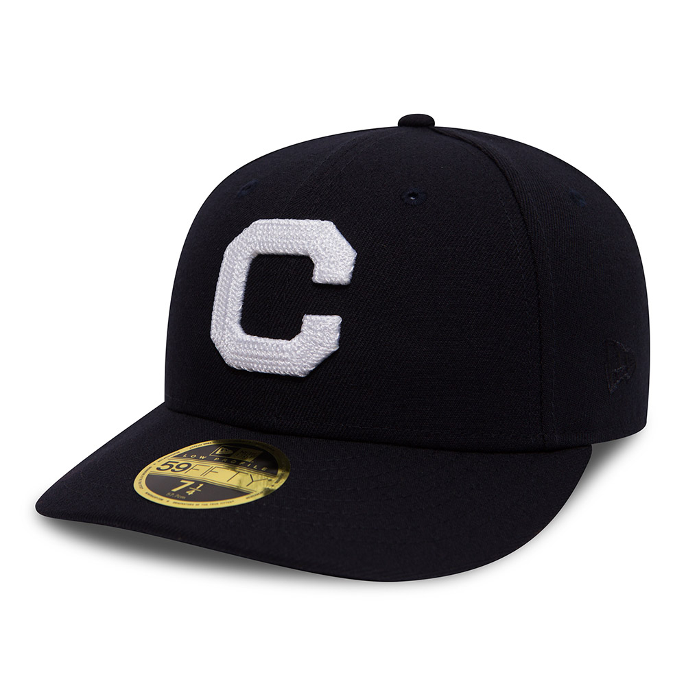 Cleveland Indians Chain Low Profile 59FIFTY, azul marino