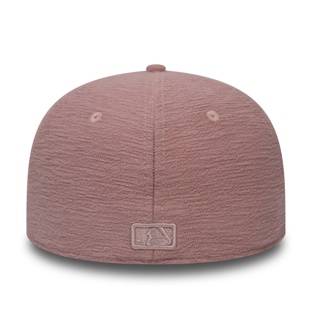 59FIFTY – Los Angeles – Genopptes Jersey in Pink