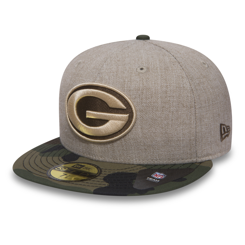 Green Bay Packers 59FIFTY, avena y camuflaje