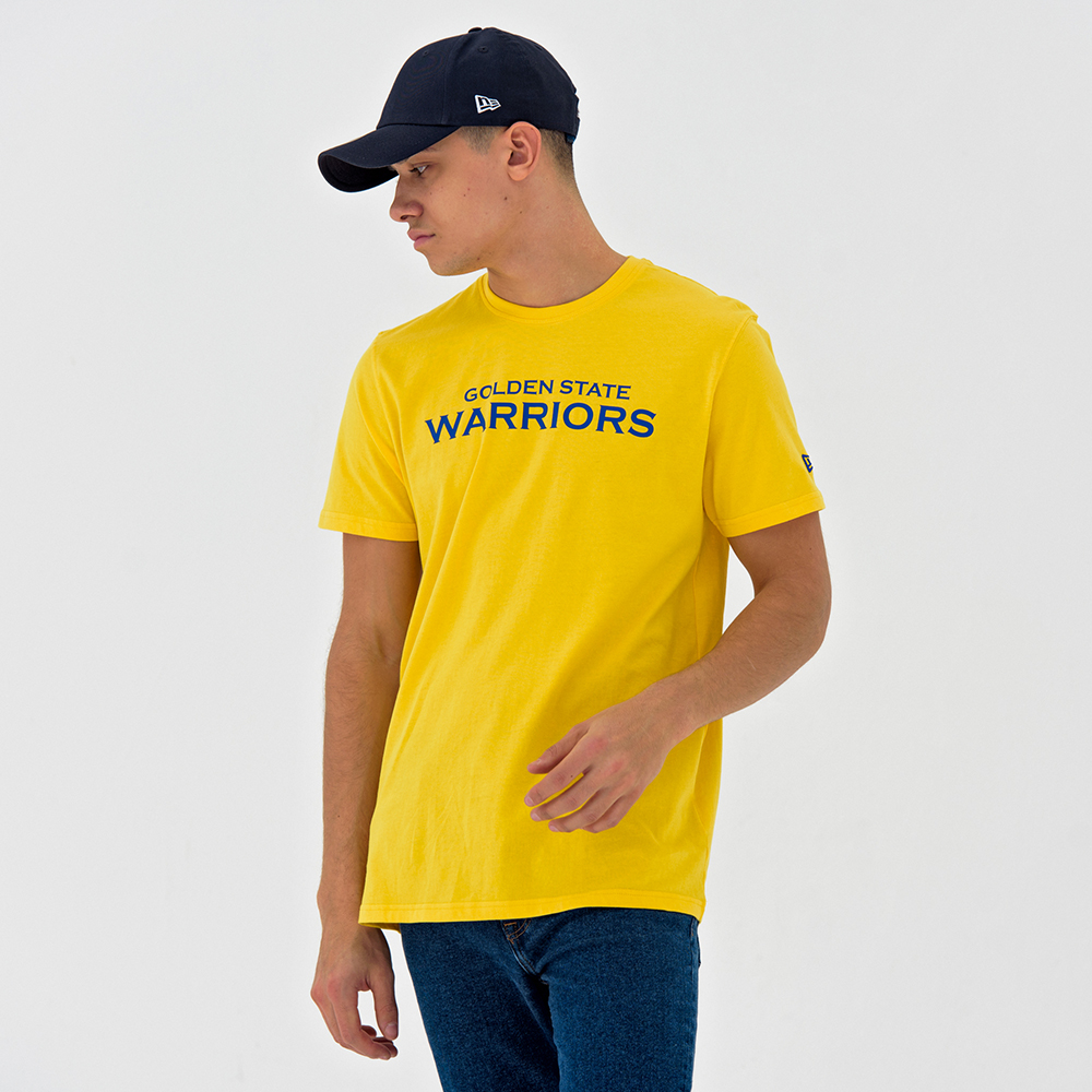 Camiseta Golden State Warriors Pop Logo, amarillo