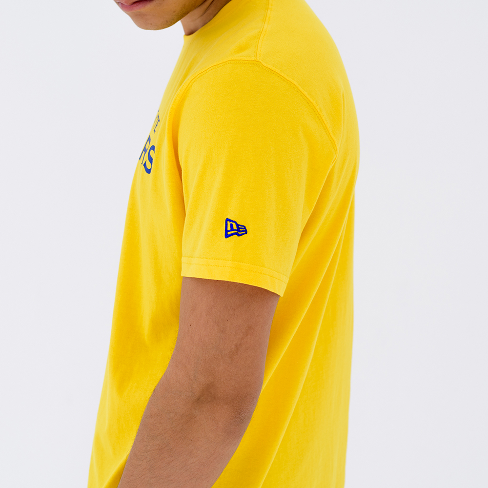 Camiseta Golden State Warriors Pop Logo, amarillo