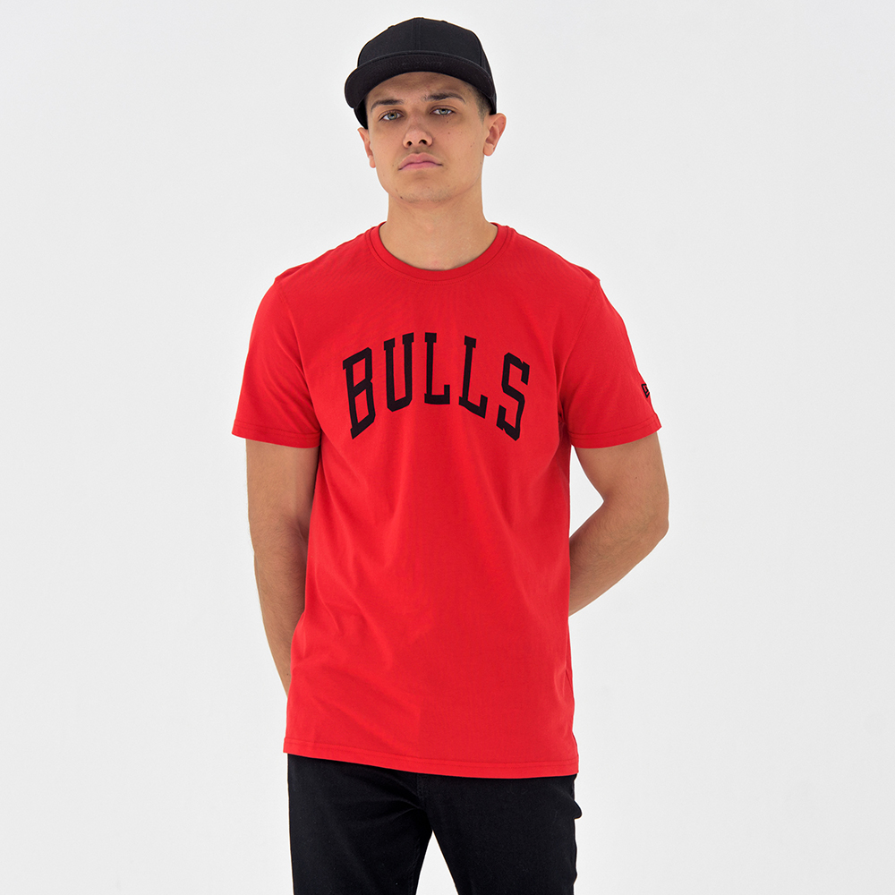 Camiseta Chicago Bulls Pop Logo, rojo