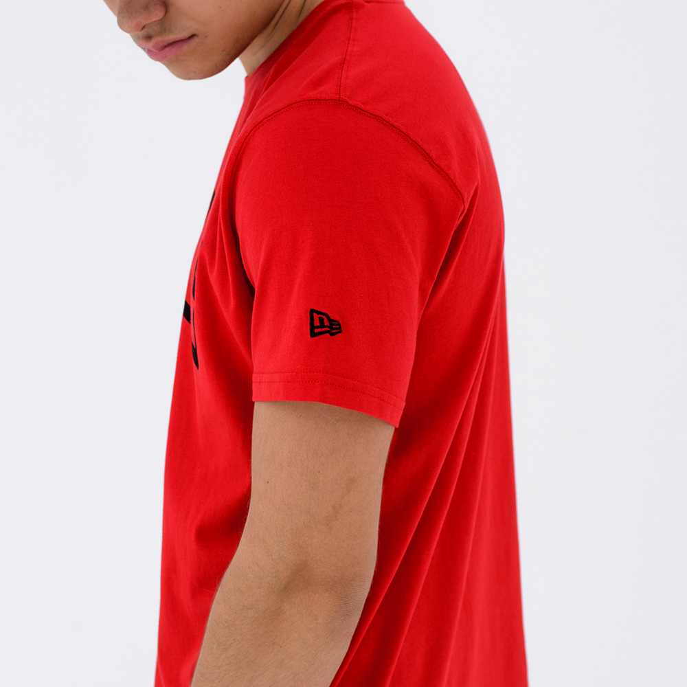 T-shirt rossa Chicago Bulls Pop Logo