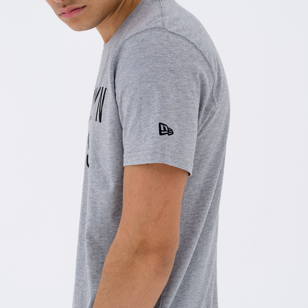 T-shirt gris Brooklyn Nets Pop Logo