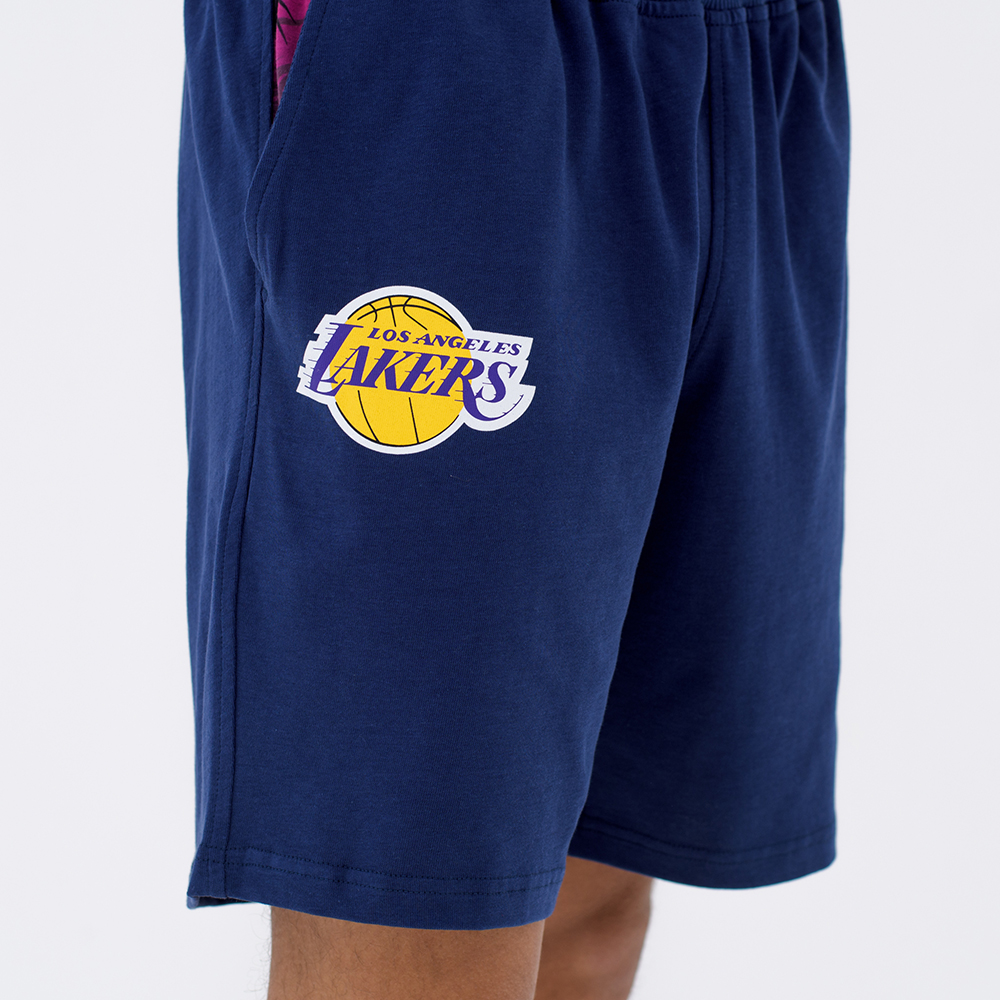 Los Angeles Lakers – Coastal Heat – Shorts in Marineblau