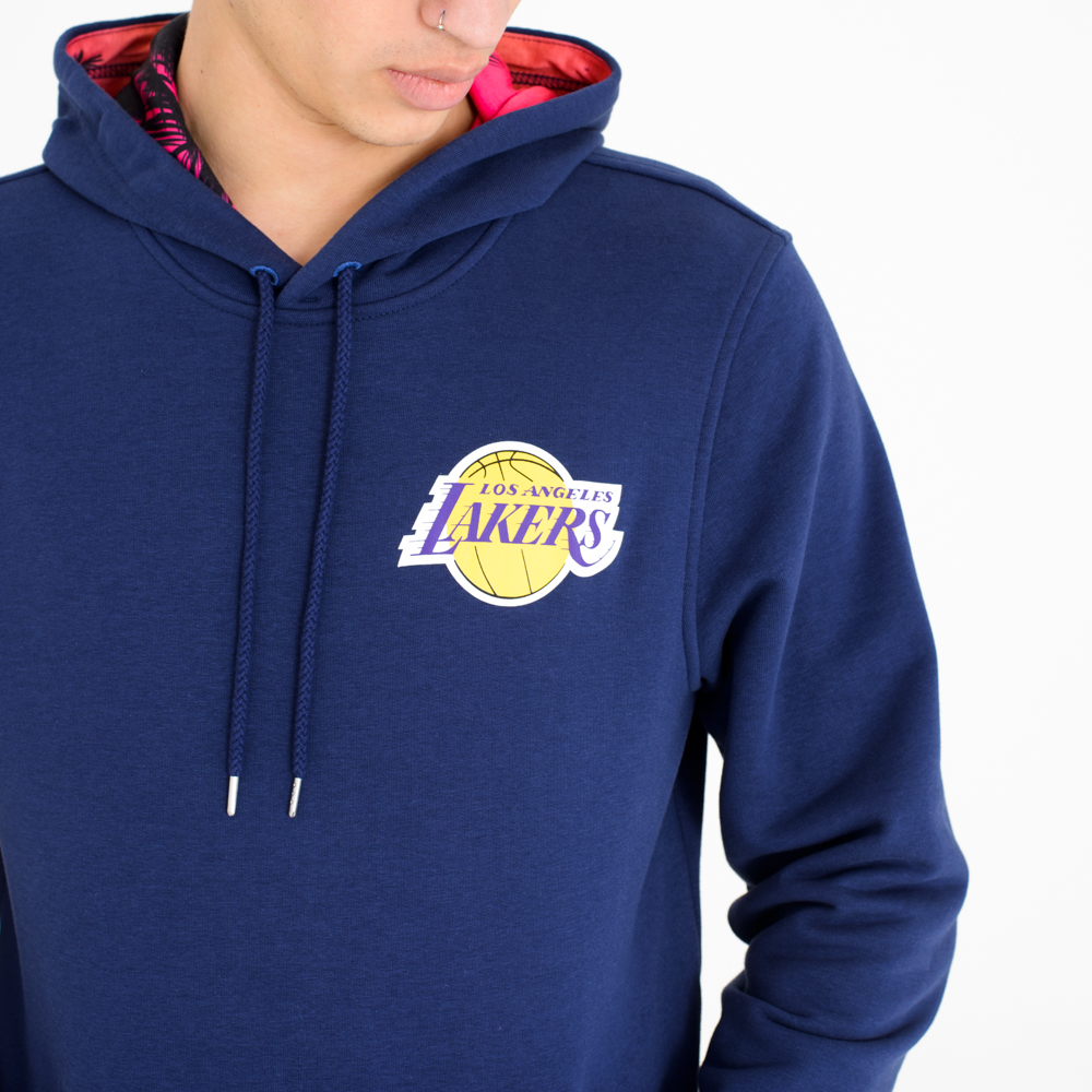 Sudadera estilo pulóver Los Angeles Lakers Coastal Heat, azul marino