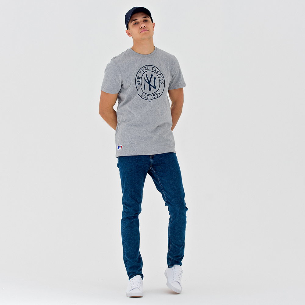 New York Yankees – MLB T-Shirt – Wheel Grey