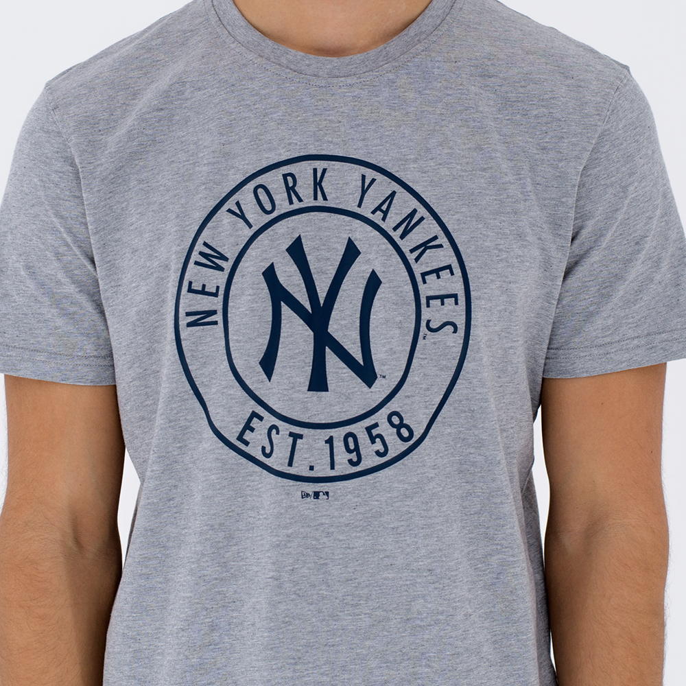 New York Yankees – MLB T-Shirt – Wheel Grey
