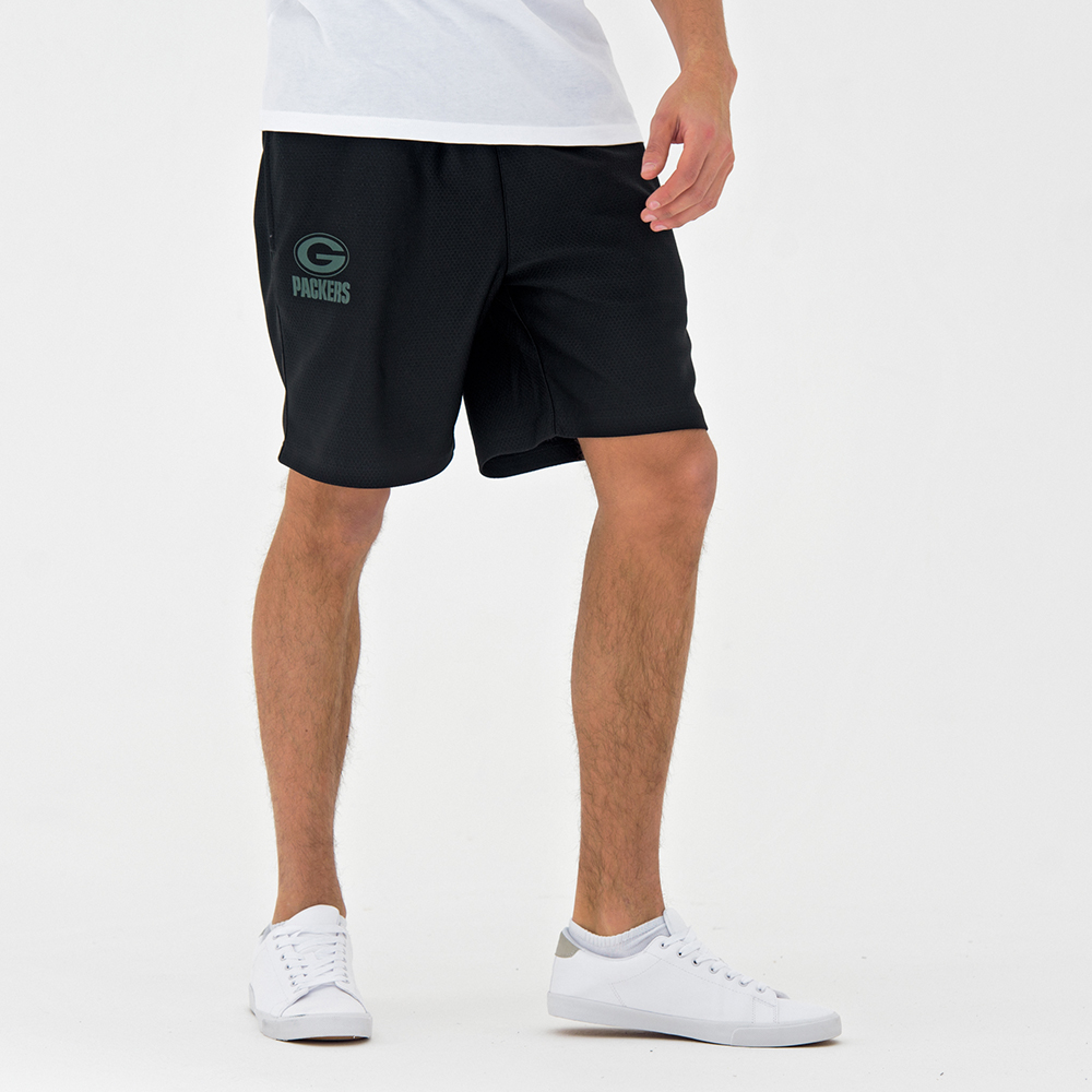Pantalones cortos Green Bay Packers Dry Era, negro