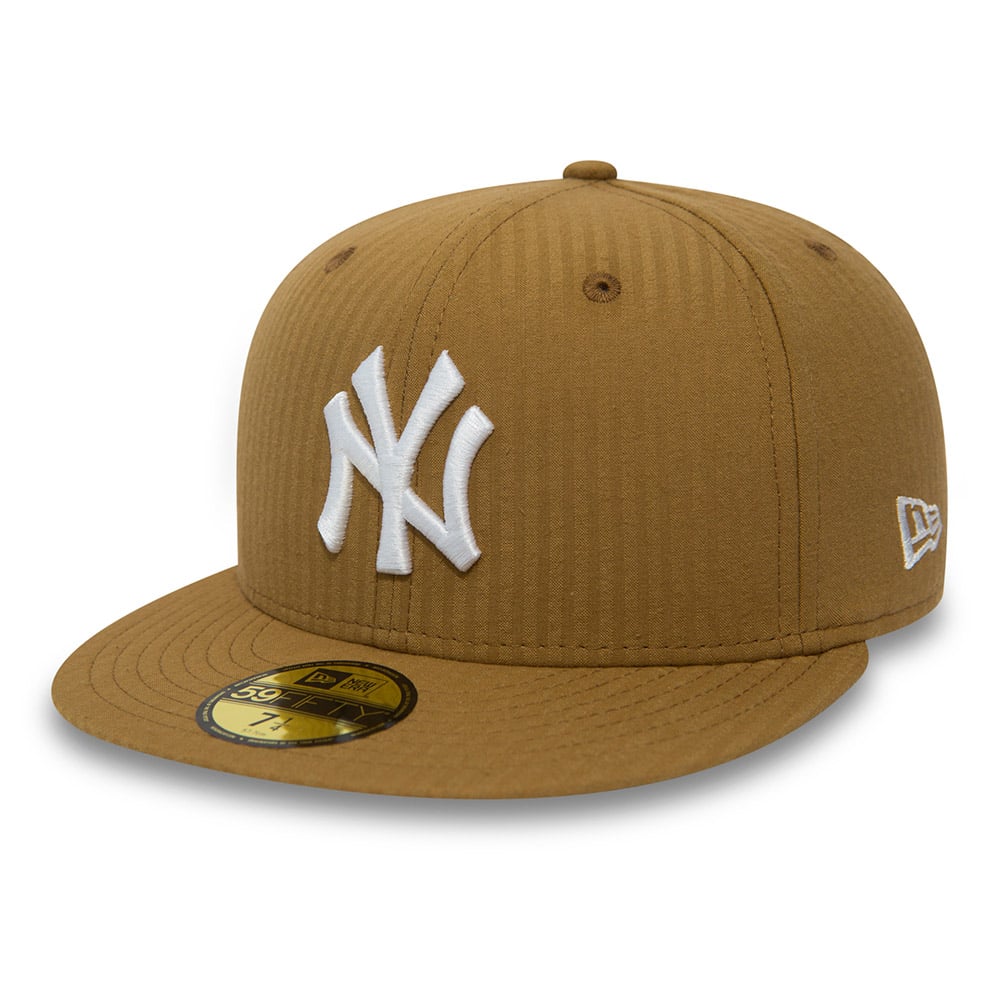New York Yankees 59FIFTY en tissu gaufré vert kaki