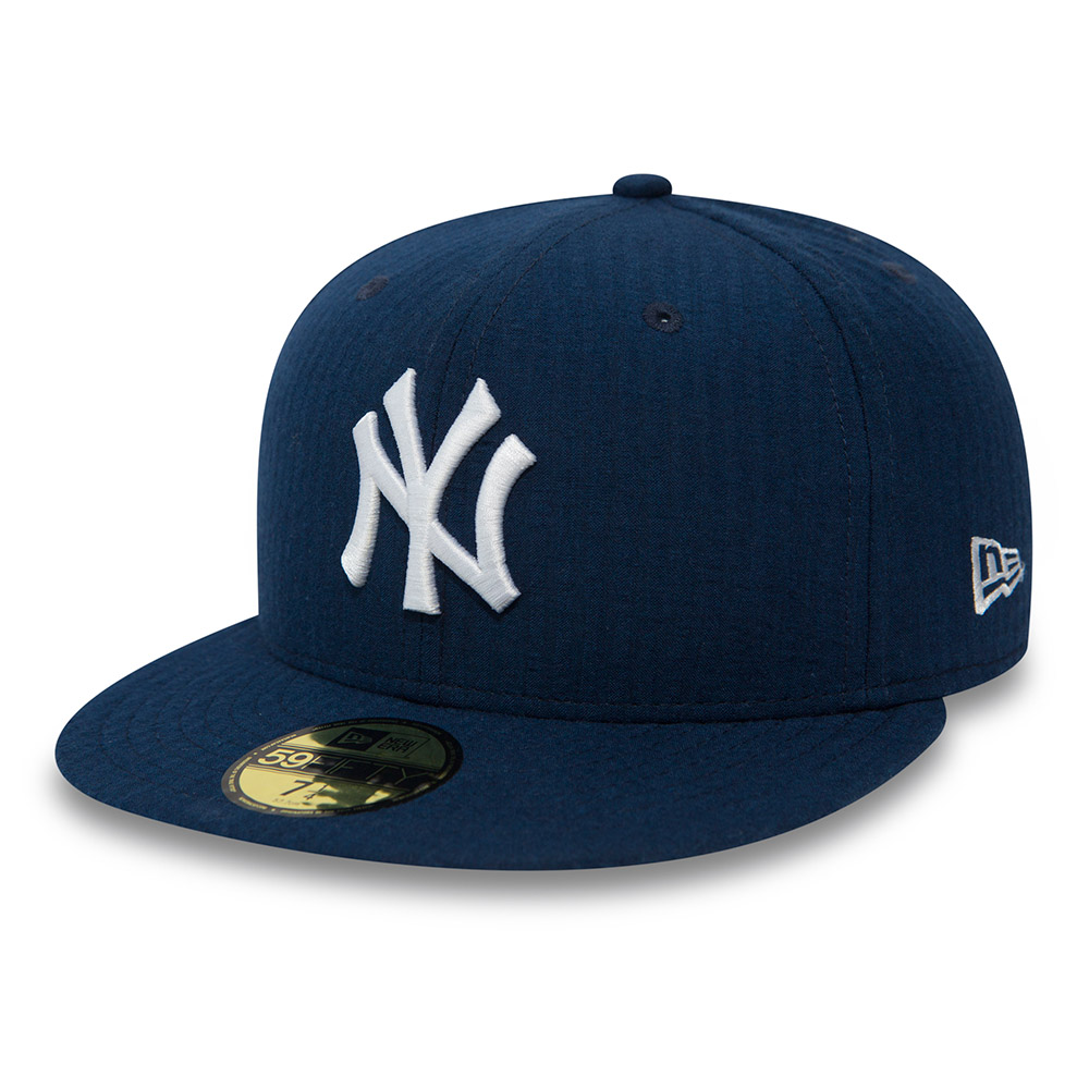 New York Yankees 59FIFTY en tissu gaufré bleu marine