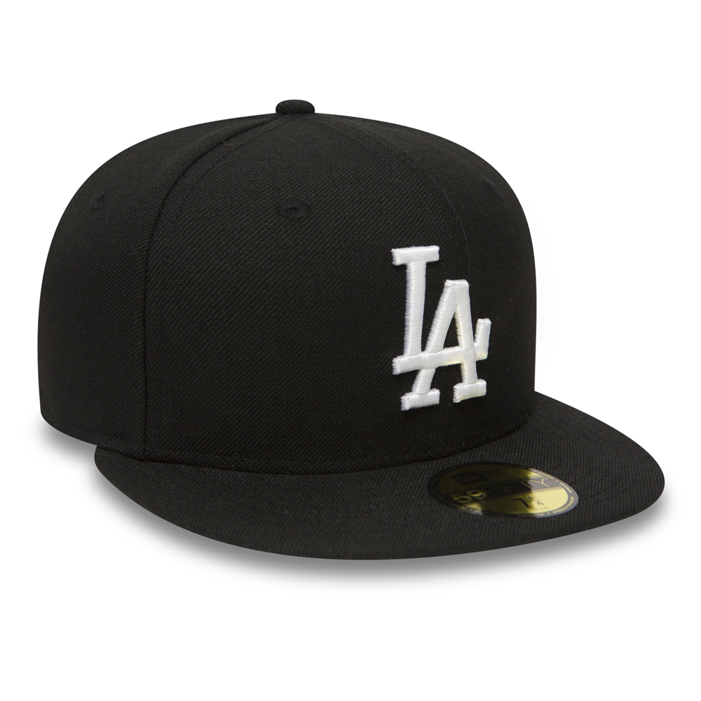 LA Dodgers Essential Black 59FIFTY Fitted Cap