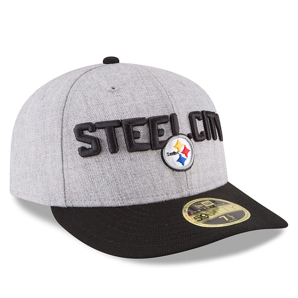 59FIFTY – NFL On-Stage Draft 2018 – Pittsburgh Steelers – Kappe mit niedrigem Profil