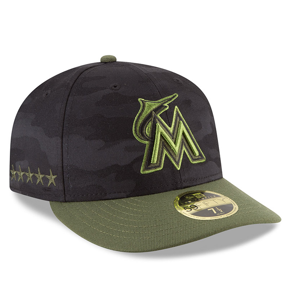 Casquette Miami Marlins 2018 Memorial Day Low Profile 59FIFTY