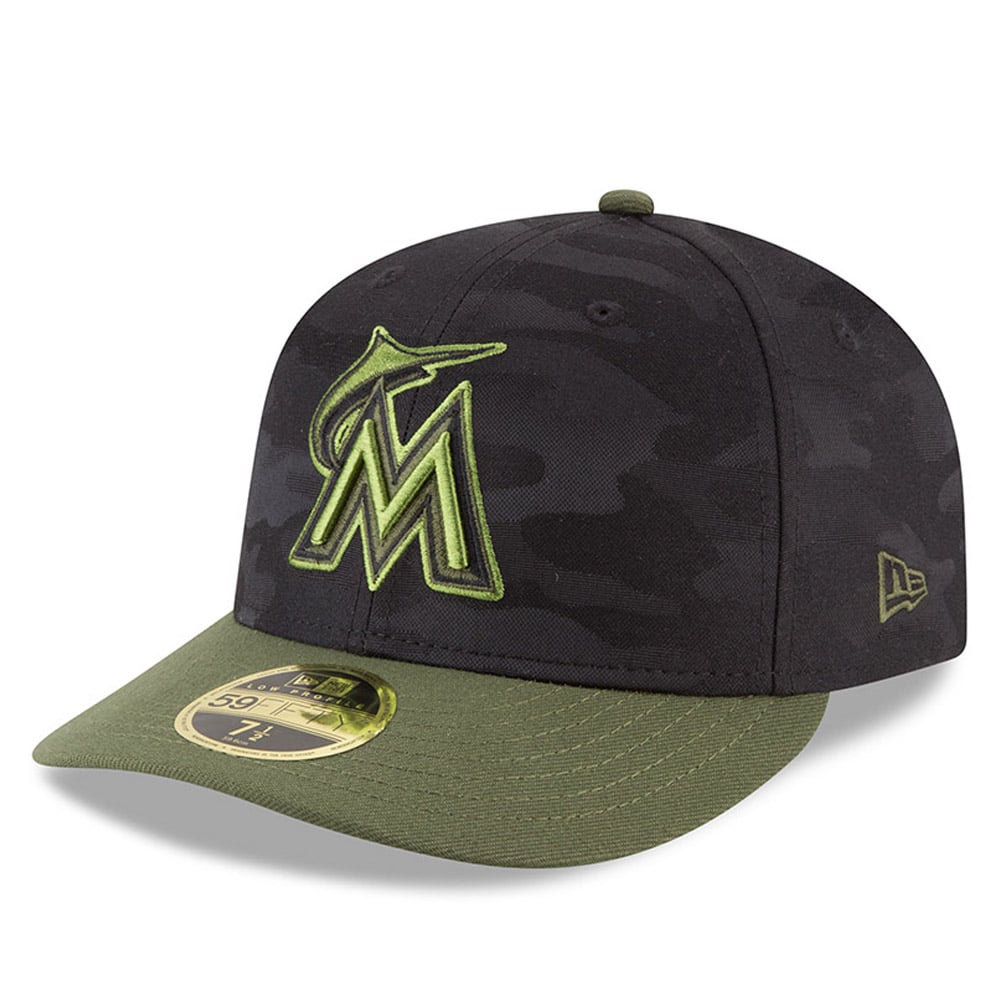 Casquette Miami Marlins 2018 Memorial Day Low Profile 59FIFTY