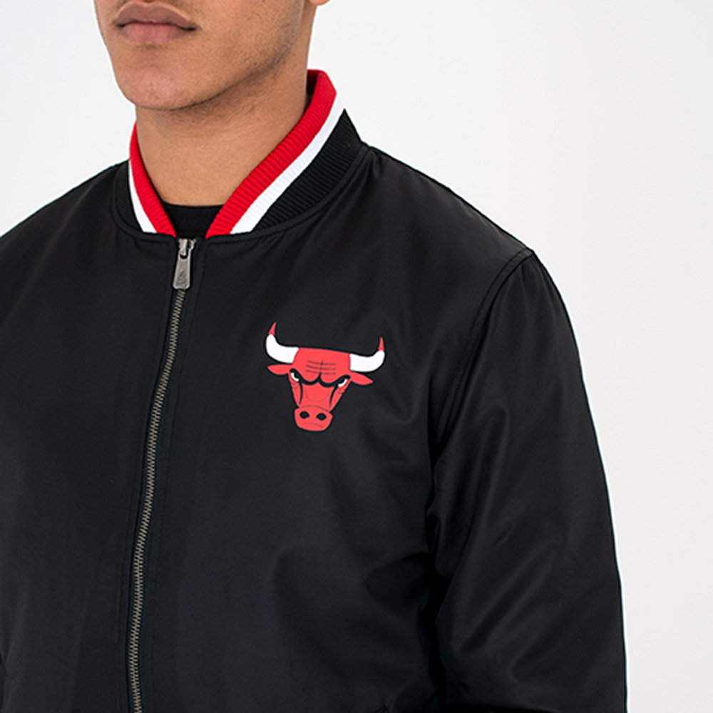 Chicago Bulls Team Black Varsity Jacket