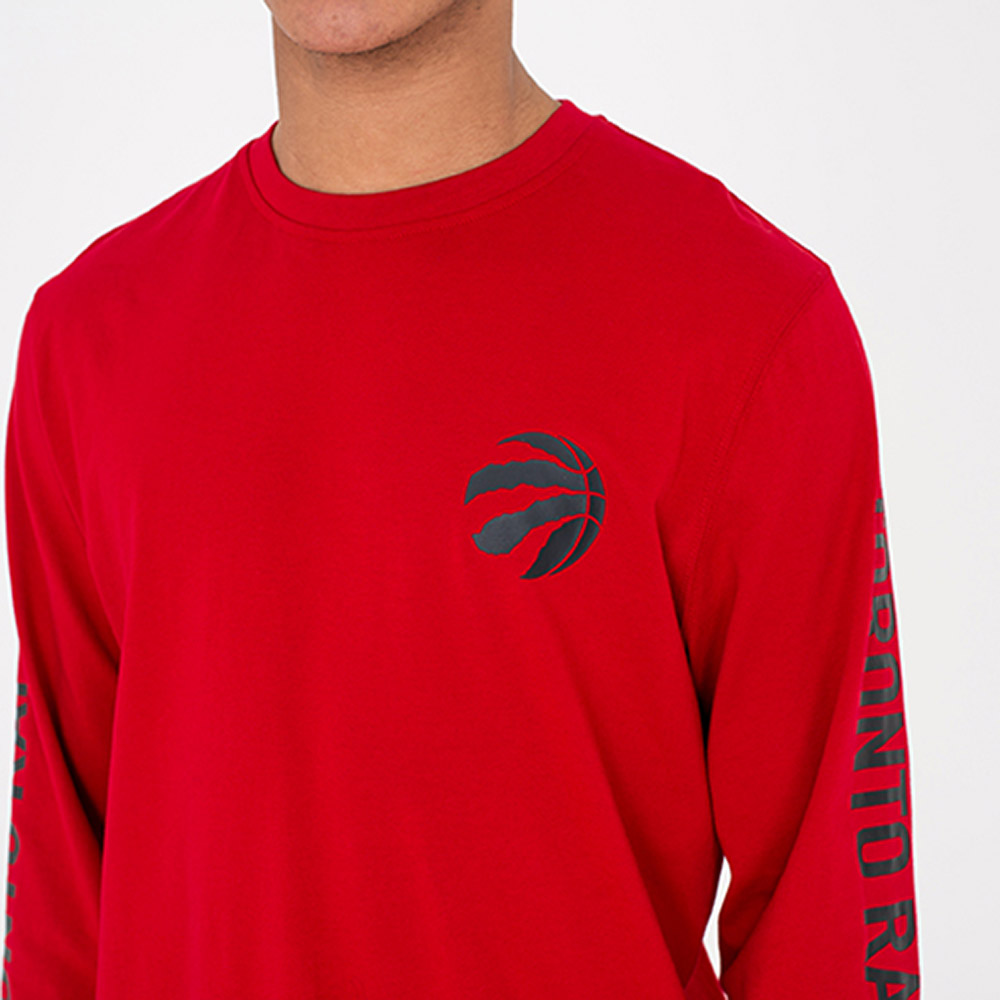 Camiseta Toronto Raptors Team Long Sleeve, rojo