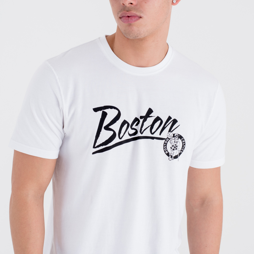 T-shirt blanc des Boston Celtics