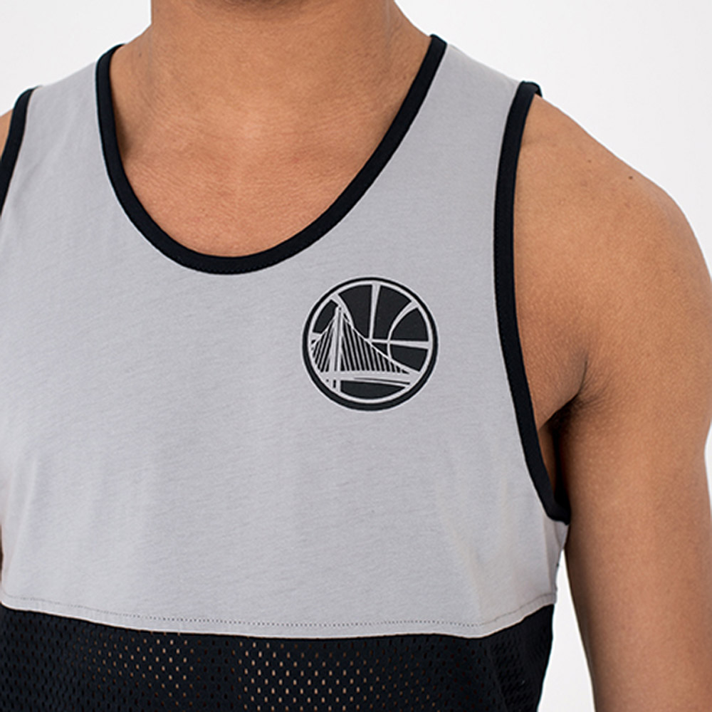 Camiseta de tirantes de malla Golden State Warriors Team, gris