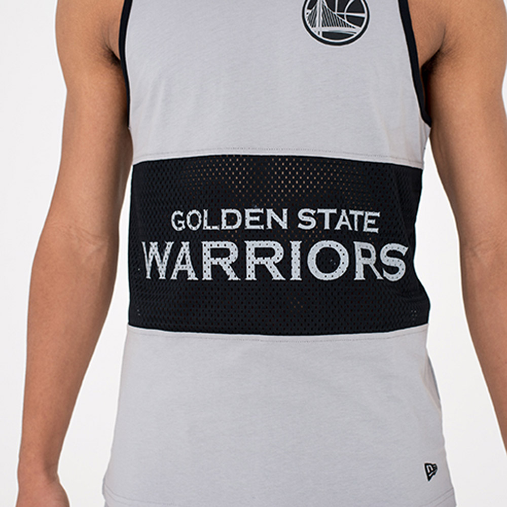 Camiseta de tirantes de malla Golden State Warriors Team, gris