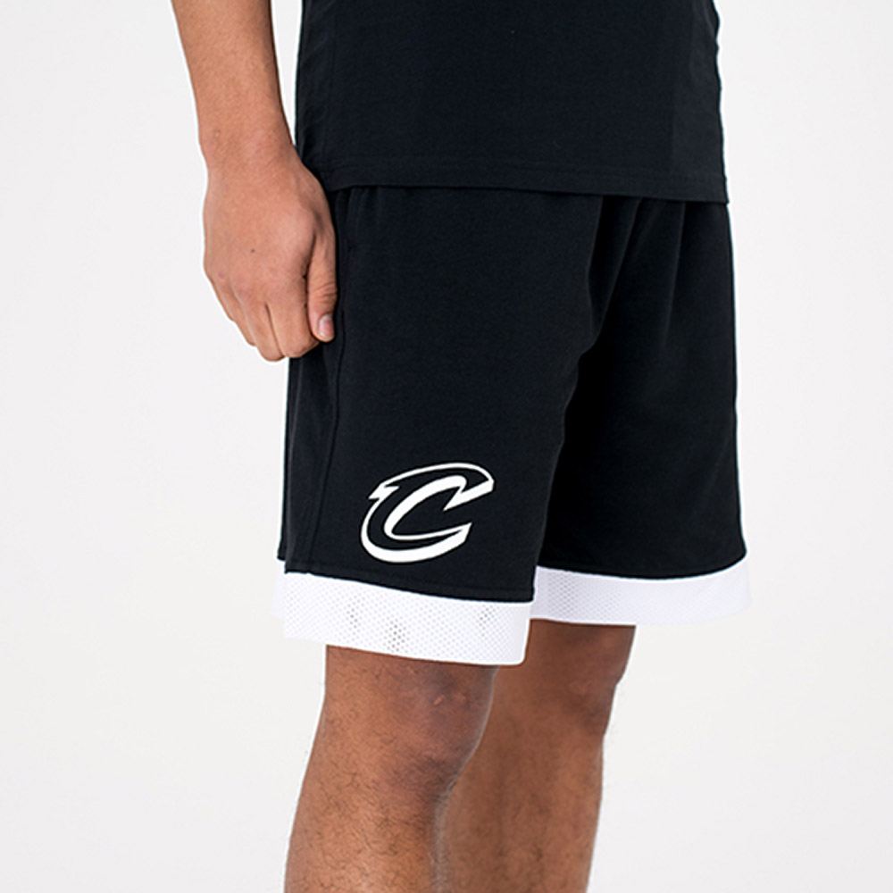 Pantalones cortos de malla Cleveland Cavaliers Team, negro