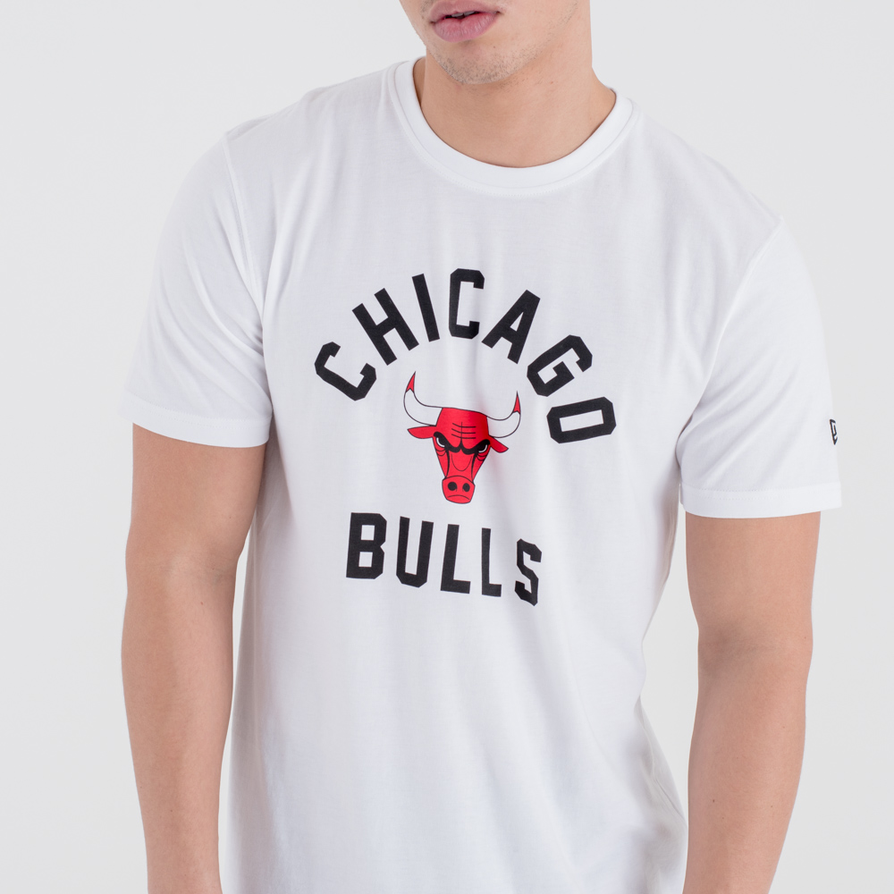 T-shirt blanc classique des Chicago Bulls