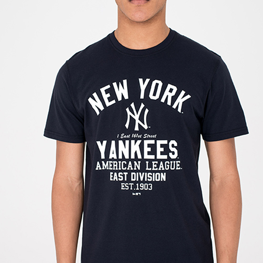Camiseta New York Yankees Americana, azul marino