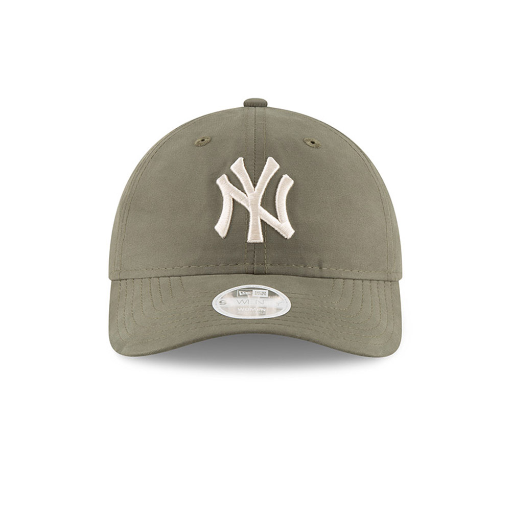 New York Yankees Packable 9TWENTY mujer, verde oliva