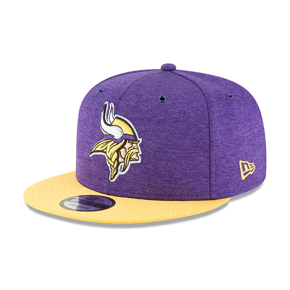 Minnesota Vikings 2018 Sideline Home 9FIFTY casquette avec languette de réglage crantée