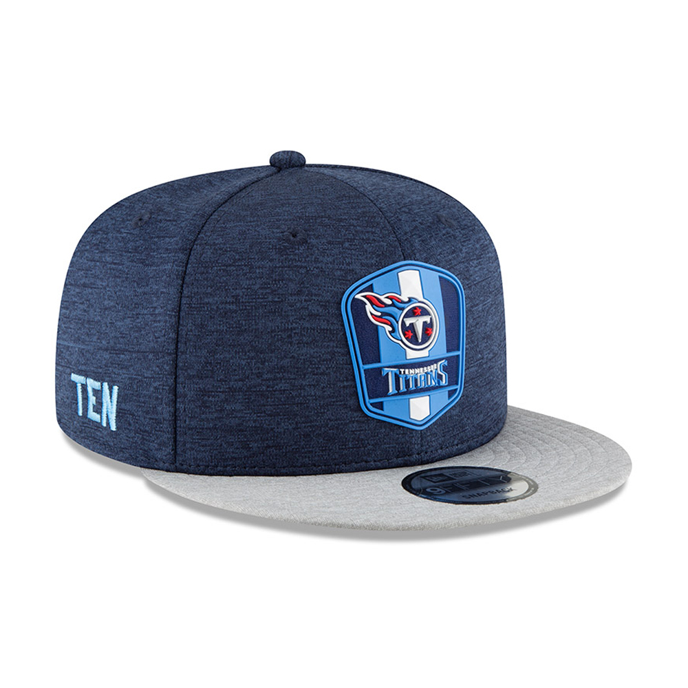 Tennessee Titans 2018 Sideline Away 9FIFTY casquette avec languette de réglage crantée