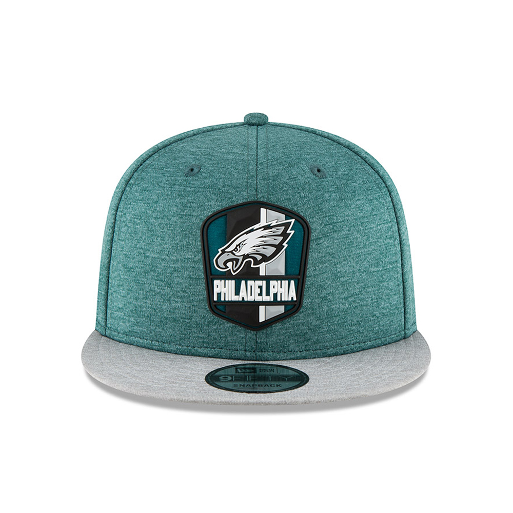 Philadelphia Eagles 2018 Sideline Away 9FIFTY casquette avec languette de réglage crantée