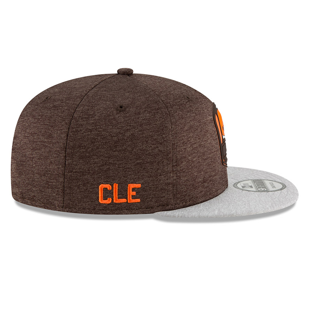 Cappellino con chiusura posteriore Sideline Away 9FIFTY dei Cleveland Browns 2018