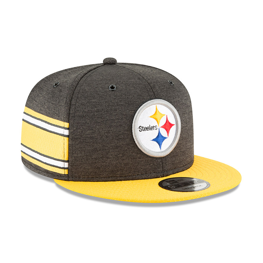 Cappellino con chiusura posteriore Sideline Home 9FIFTY dei Pittsburgh Steelers 2018
