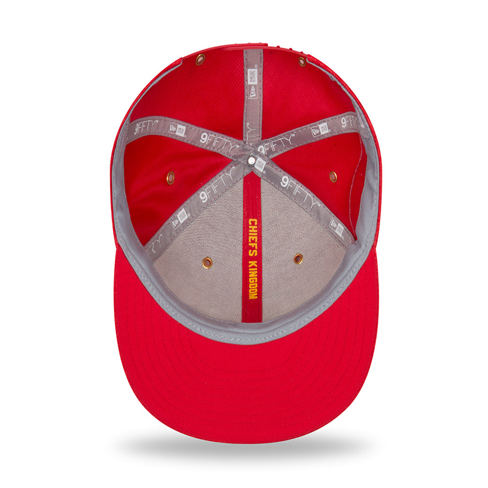 Kansas City Chiefs 2018 Sideline Home 9FIFTY casquette avec languette de réglage crantée