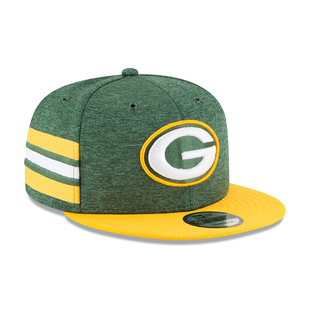 Cappellino con chiusura posteriore Sideline Home 9FIFTY dei Green Bay Packers 2018