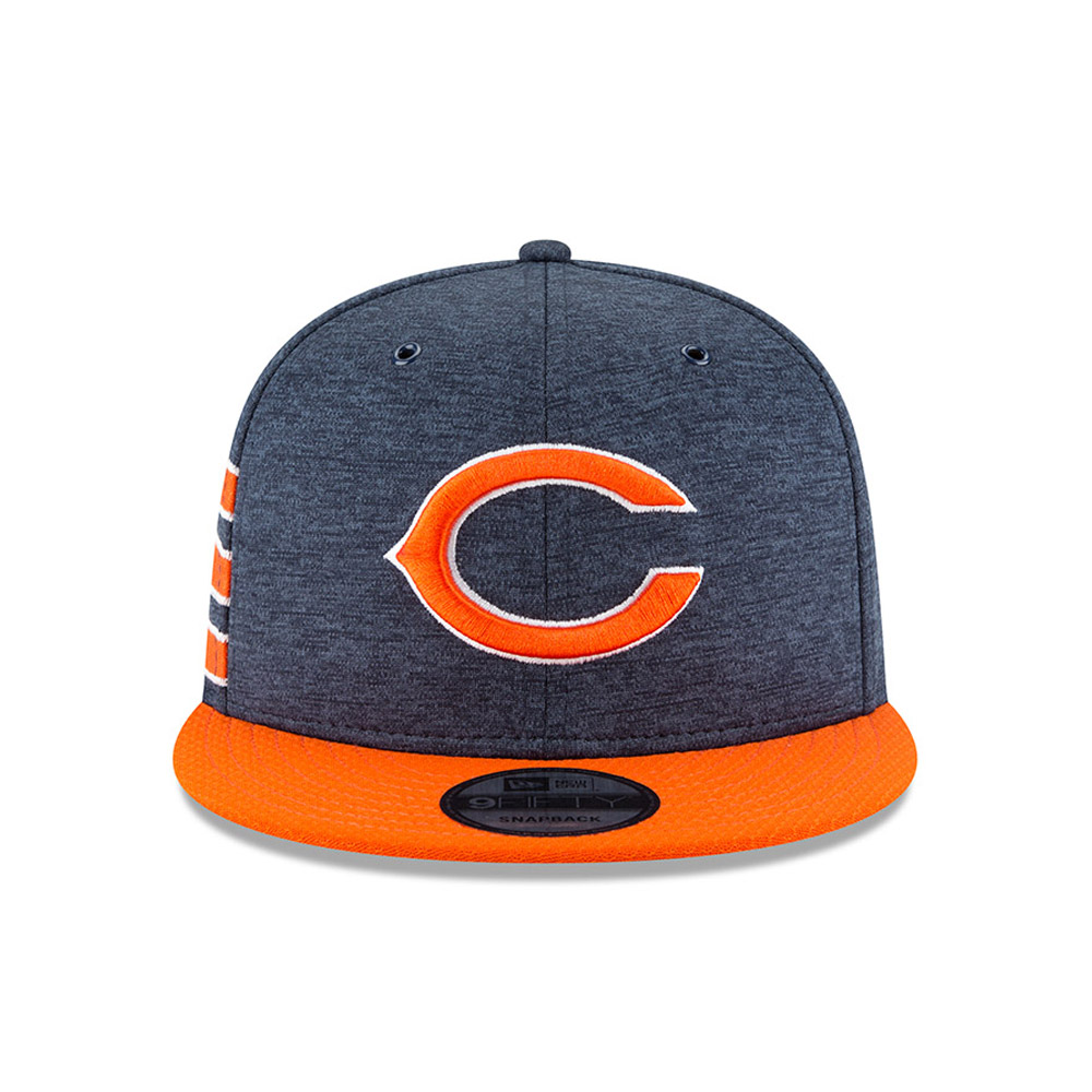 Chicago Bears 2018 Sideline Home 9FIFTY casquette avec languette de réglage crantée