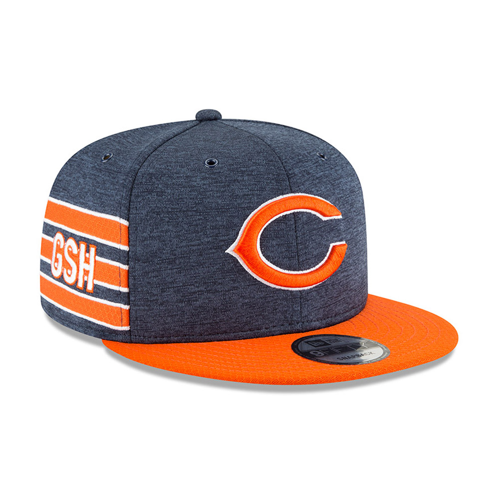 Chicago Bears 2018 Sideline Home 9FIFTY casquette avec languette de réglage crantée