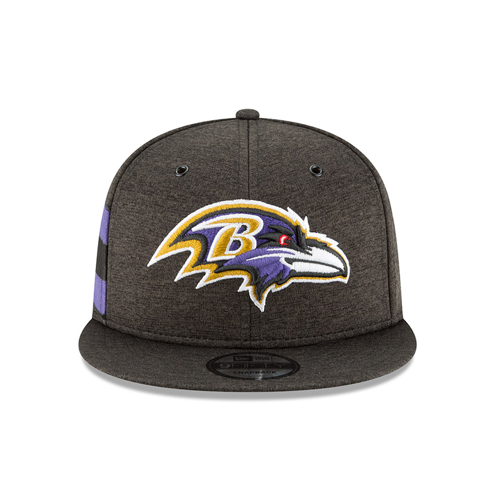 Baltimore Ravens 2018 Sideline 9FIFTY casquette avec languette de réglage crantée