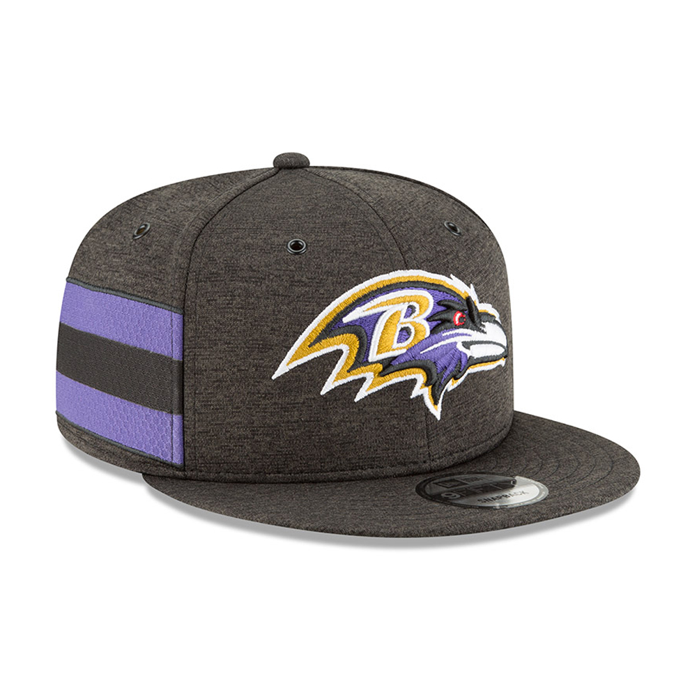 Baltimore Ravens 2018 Sideline 9FIFTY casquette avec languette de réglage crantée