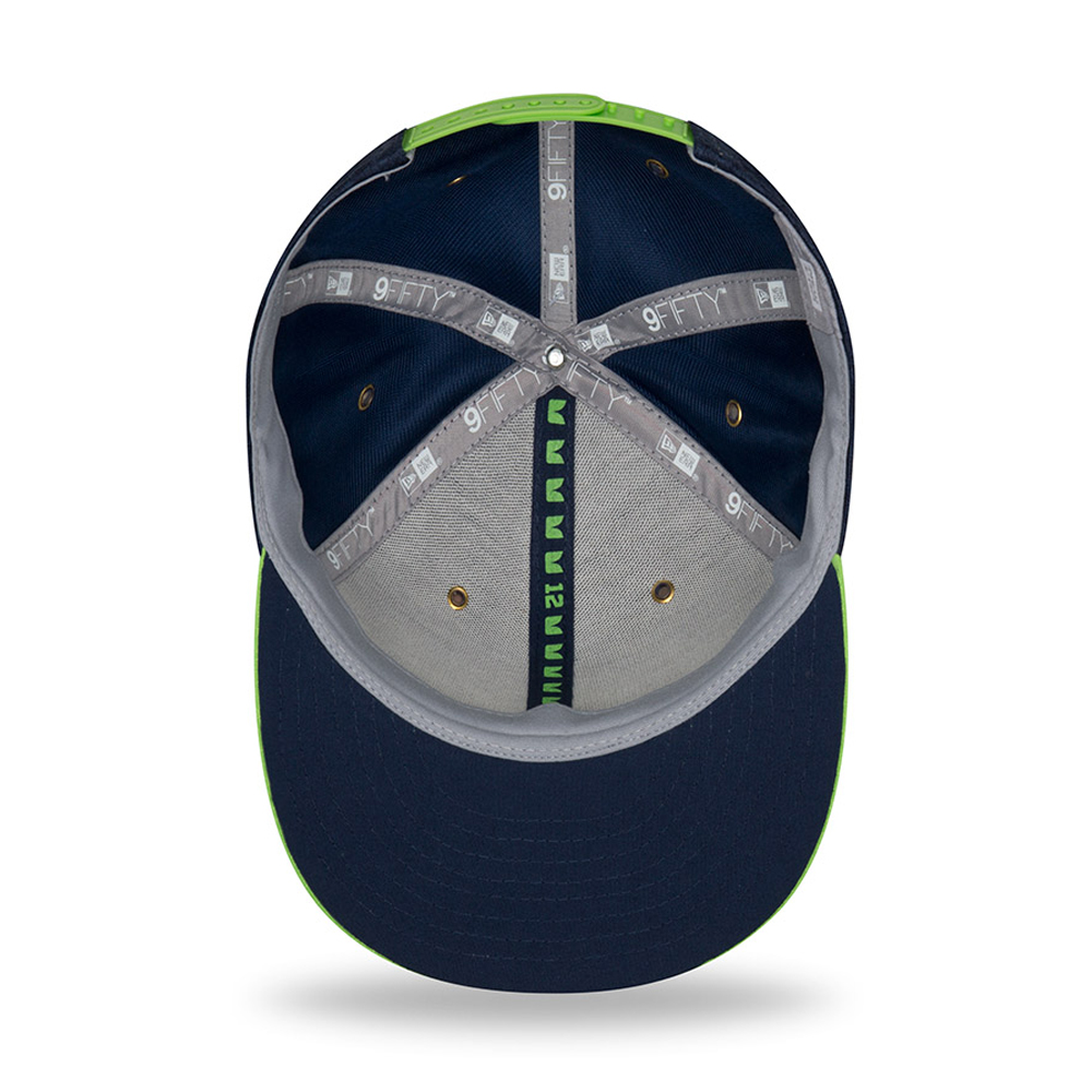 Seattle Seahawks 2018 Sideline Home 9FIFTY casquette avec languette de réglage crantée