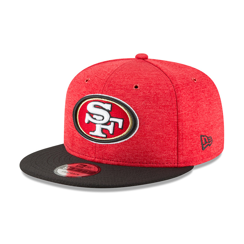 San Francisco 49ers 2018 Sideline Home casquette avec languette de réglage crantée 9FIFTY