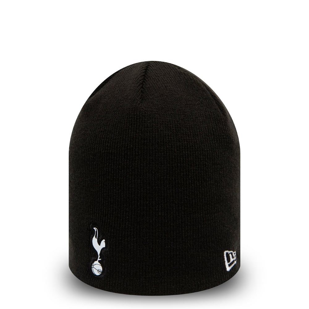 Tottenham Hotspur FC Black Essential Beanie Hat